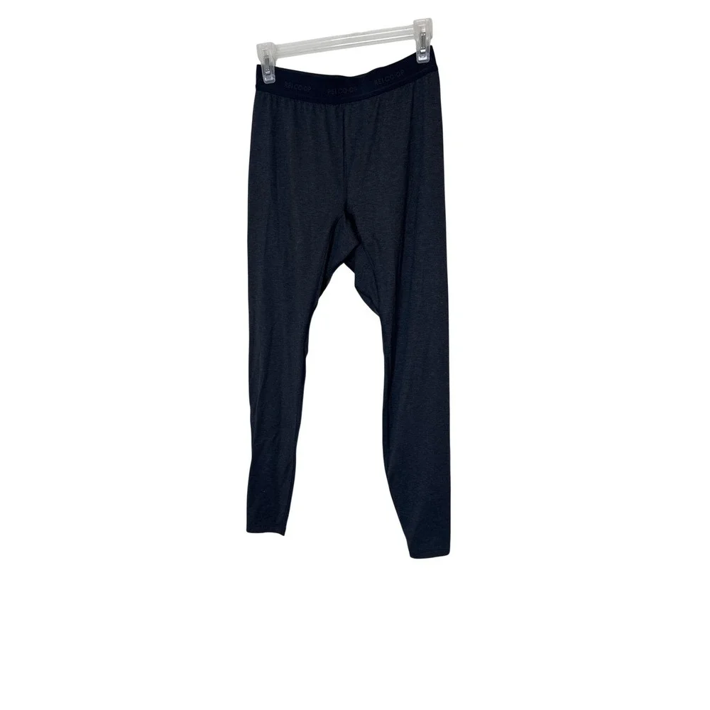 REI Co-op Long Johns Mens Small Gray Thermal Base Layer Pants Stretch Underwear